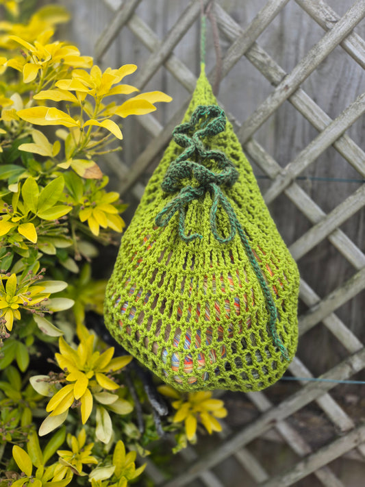 Mesh Hanging Basket Crochet Pattern - PDF DOWNLOAD