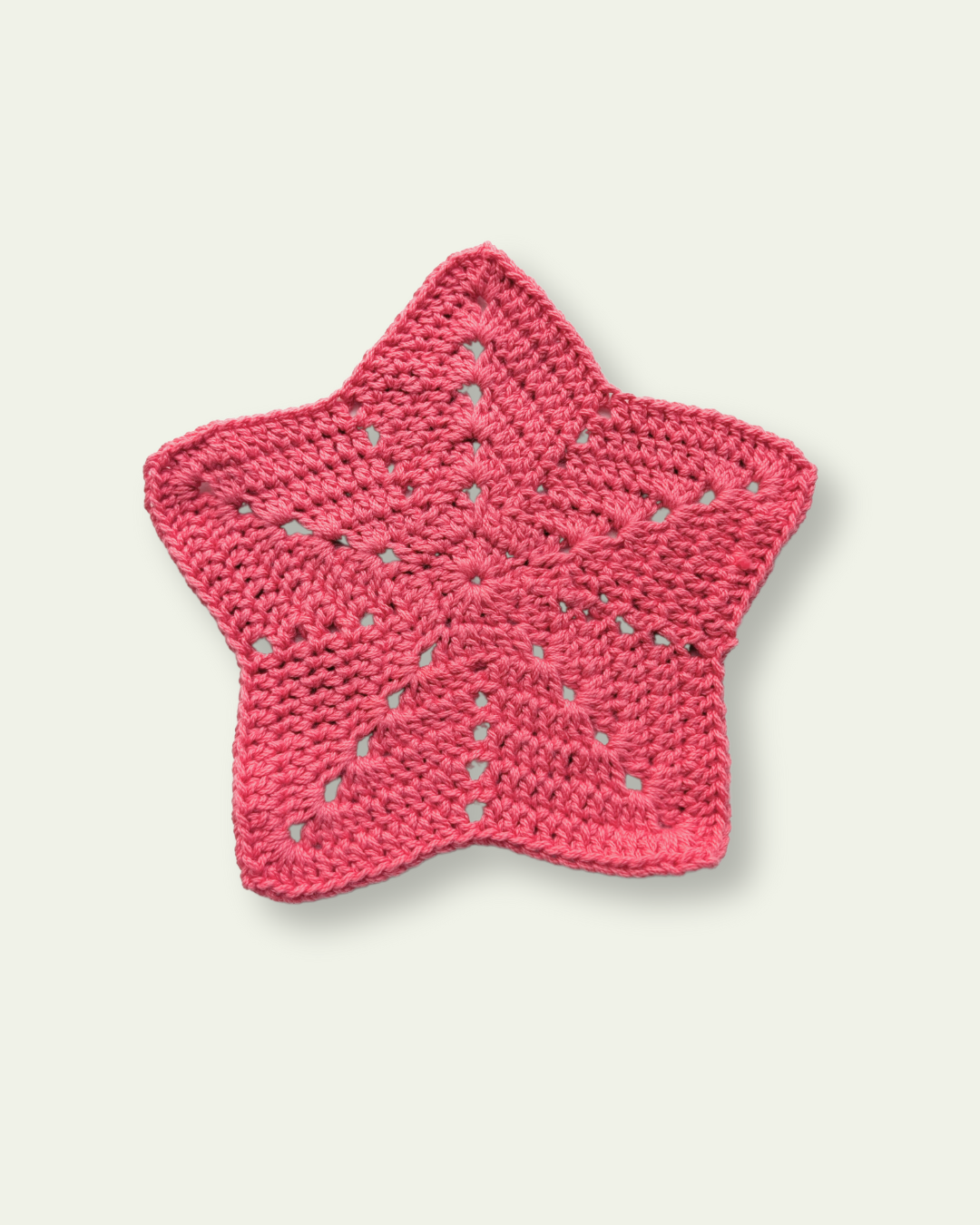 Crochet Star Washcloth