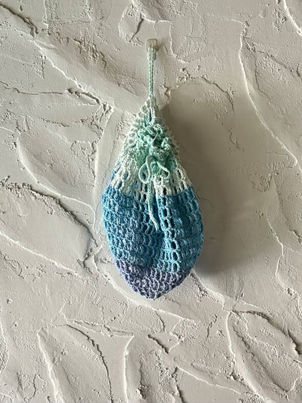 Mesh Hanging Basket Crochet Pattern - PDF DOWNLOAD