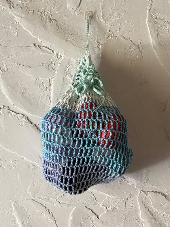 Mesh Hanging Basket Crochet Pattern - PDF DOWNLOAD
