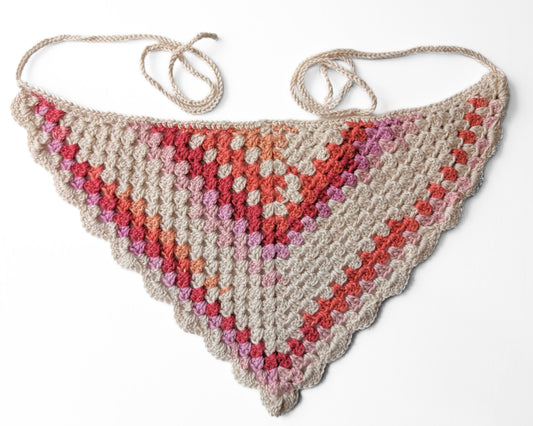 Sunset Crochet Bandana