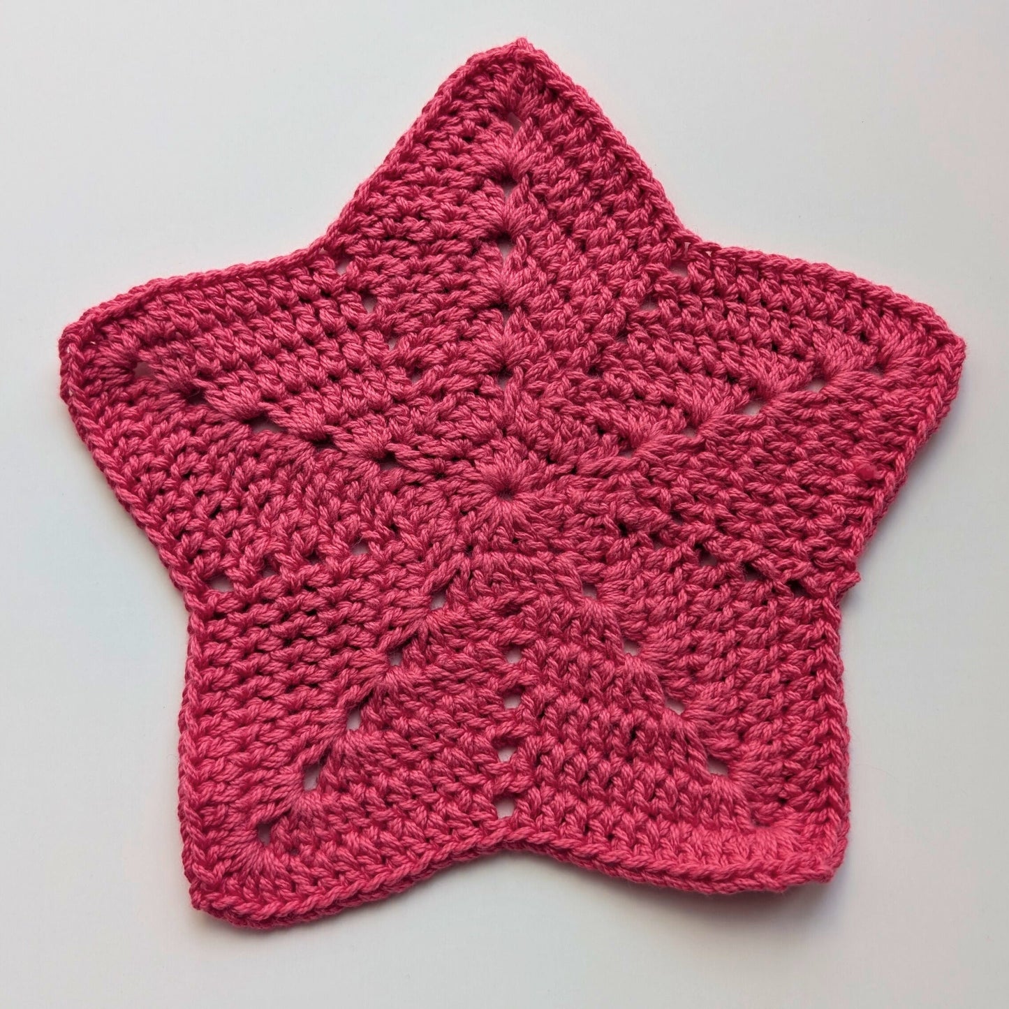 Crochet Star Washcloth