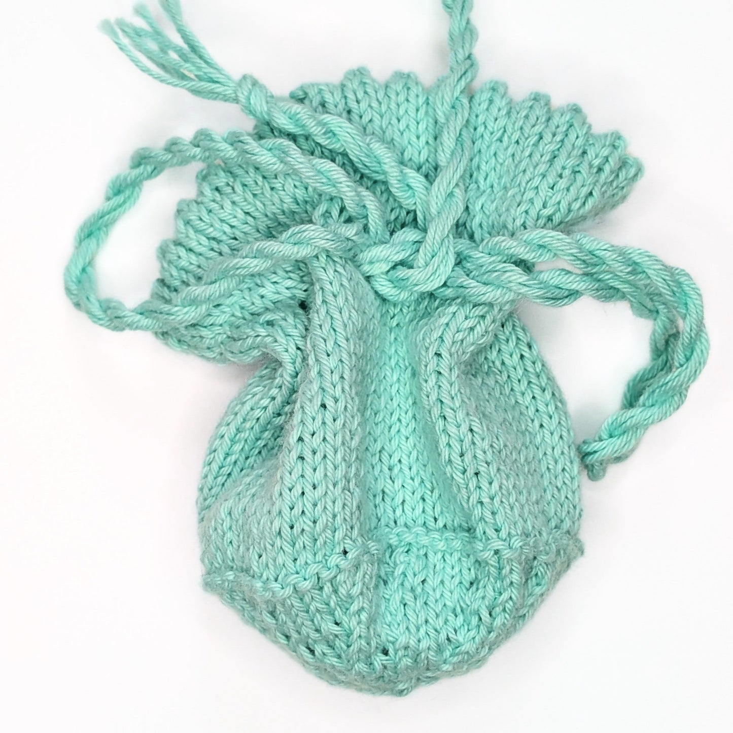 Aqua TTRPG Drawstring Dice Bag