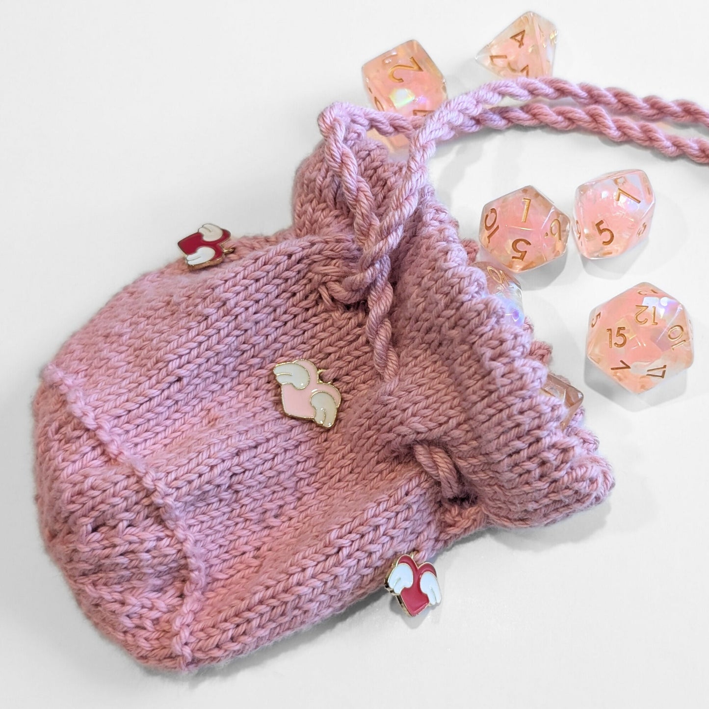 Magical Girl Themed TTRPG Drawstring Dice Bag