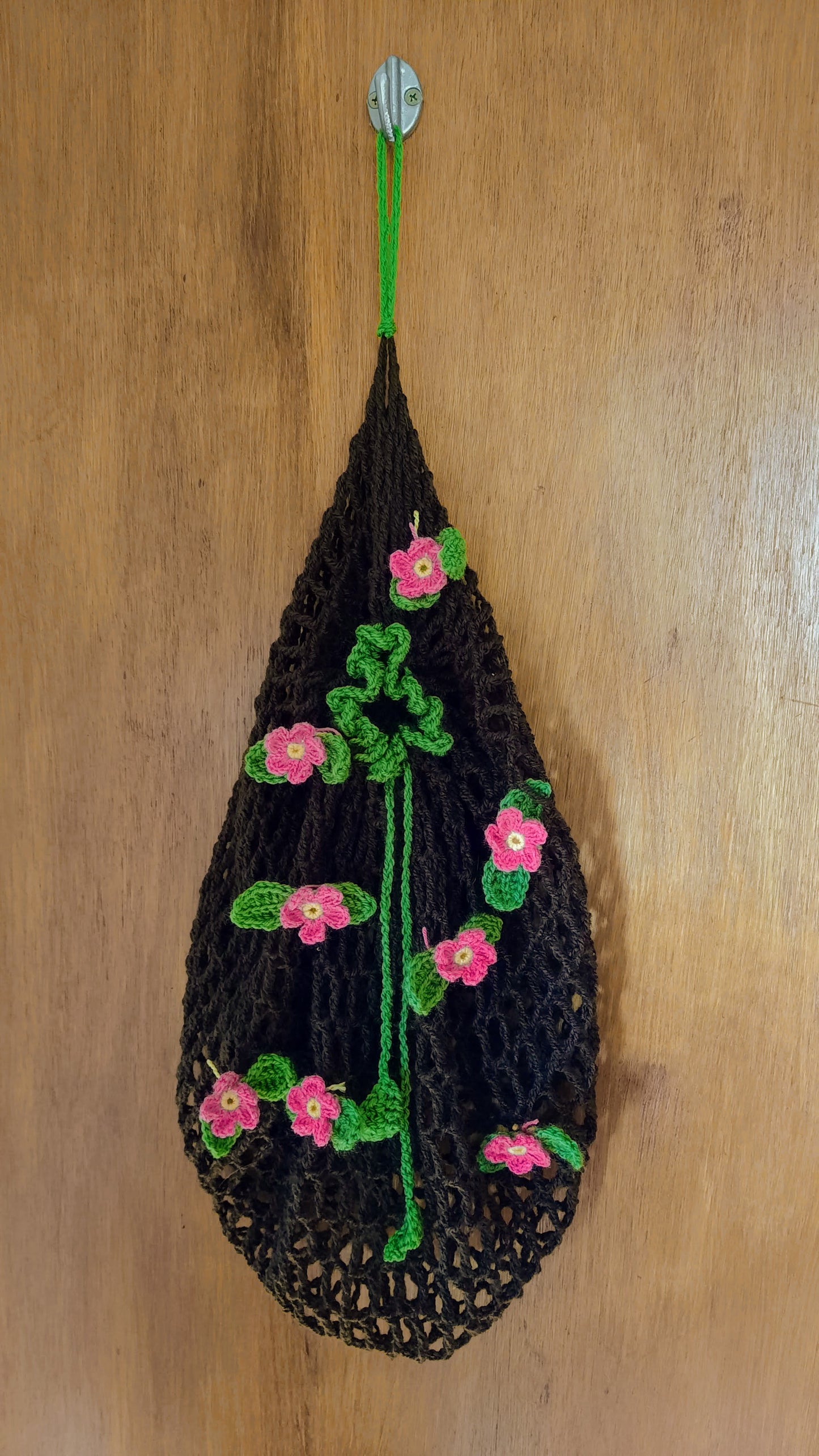 Mesh Hanging Basket Crochet Pattern - PDF DOWNLOAD