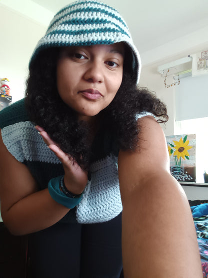 Spiral Bucket Hat Pattern - PDF DOWNLOAD