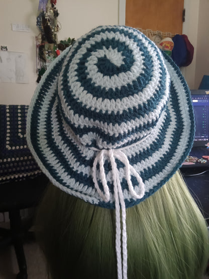 Spiral Bucket Hat Pattern - PDF DOWNLOAD