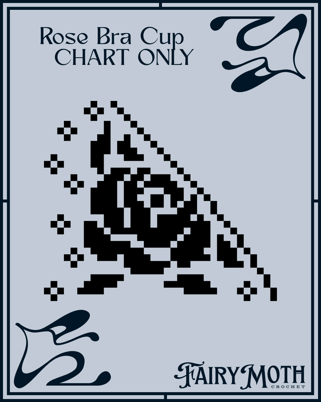 Rose Bra Cup Chart - PDF DOWNLOAD
