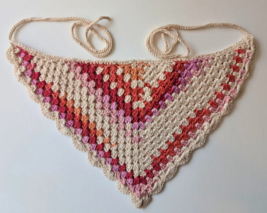 Sunset Crochet Bandana