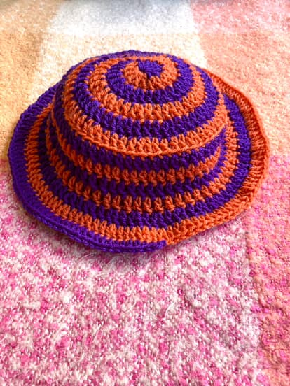 Spiral Bucket Hat Pattern - PDF DOWNLOAD