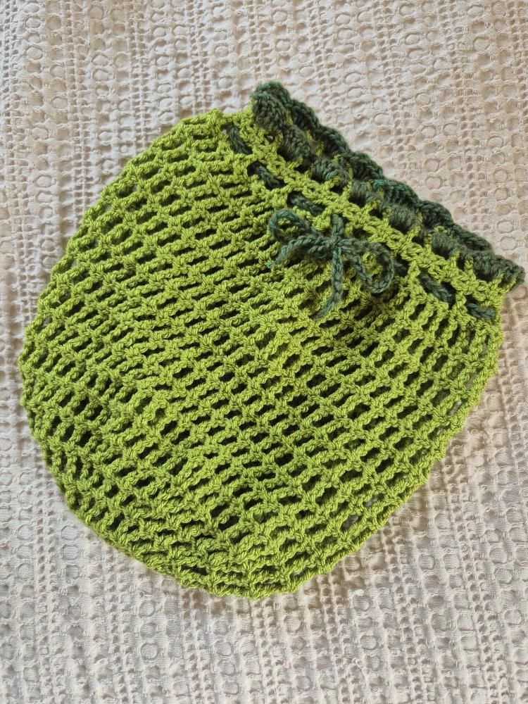 Mesh Hanging Basket Crochet Pattern - PDF DOWNLOAD