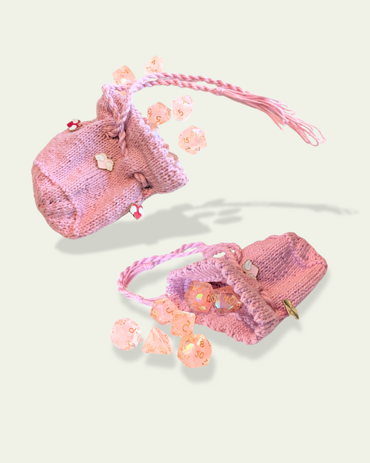 Magical Girl Themed TTRPG Drawstring Dice Bag