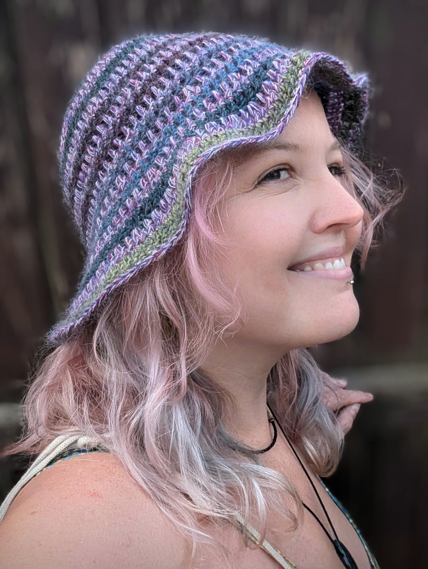 Spiral Bucket Hat Pattern - PDF DOWNLOAD