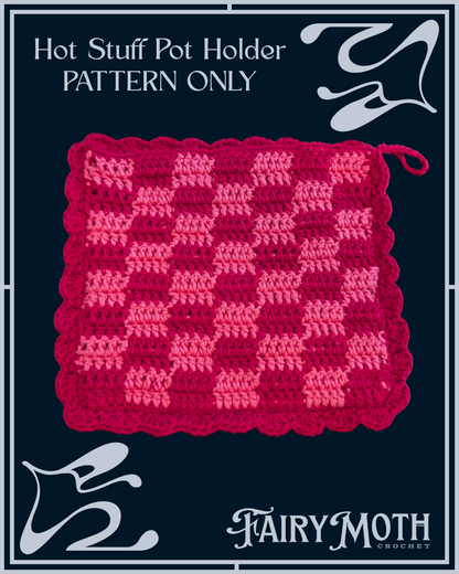 Hot Stuff Pot Holder Crochet Pattern - PDF DOWNLOAD