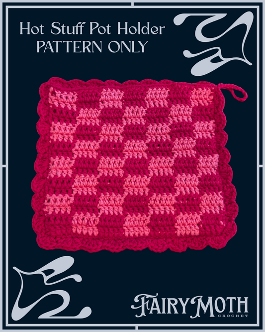 Hot Stuff Pot Holder Crochet Pattern - PDF DOWNLOAD