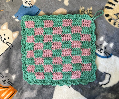 Hot Stuff Pot Holder Crochet Pattern - PDF DOWNLOAD