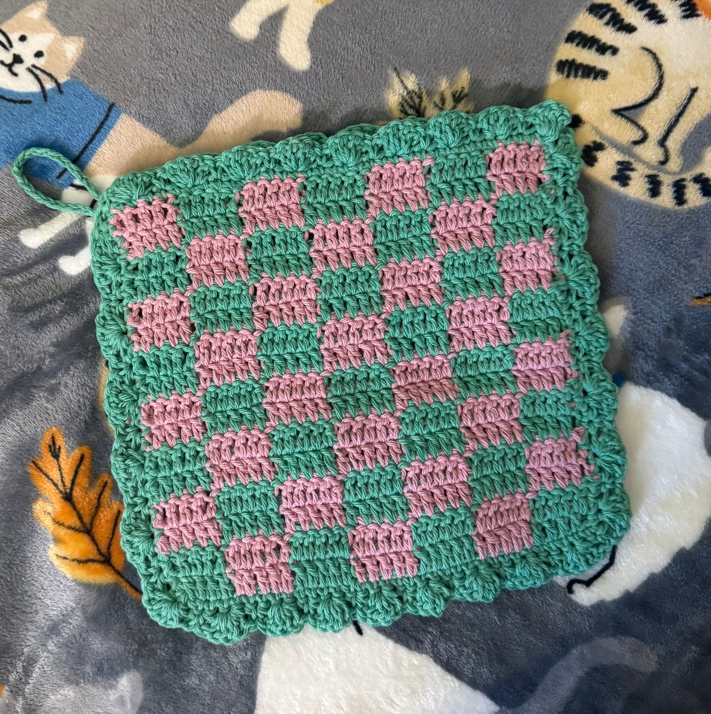 Hot Stuff Pot Holder Crochet Pattern - PDF DOWNLOAD