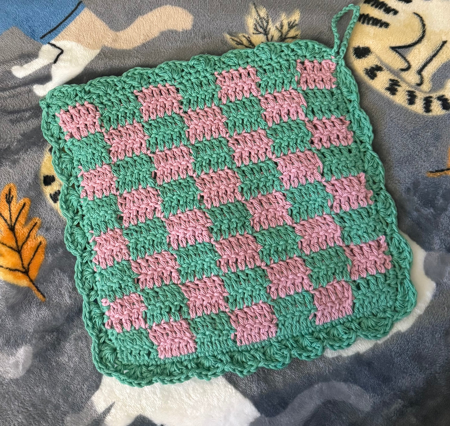 Hot Stuff Pot Holder Crochet Pattern - PDF DOWNLOAD